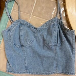 Denim Blue Women's Tank Top